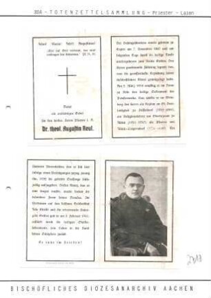 Reul, Dr. theol. Augustin