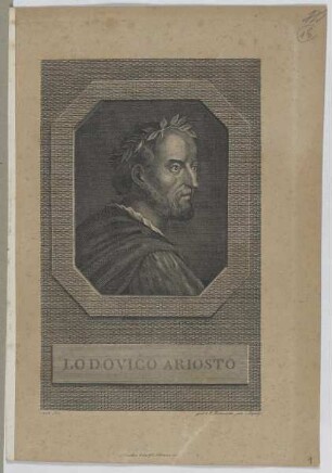 Bildnis des Ludovico Ariosto