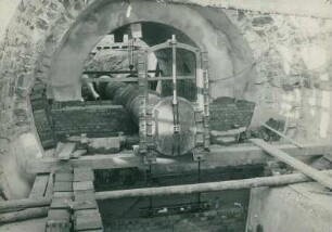 Talsperre Muldenberg bei Grünbach im Vogtland, Deutschland, 1923