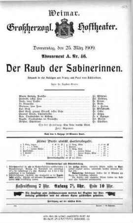 Der Raub der Sabinerinnen
