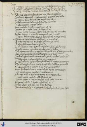 [fol. 72] Rektorat Johannes Sutor 1505/06