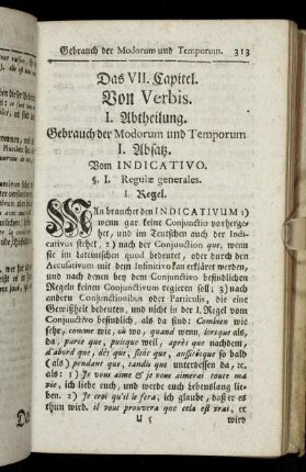 I. Abtheilung. Gebrauch der Modorum und Temporum.