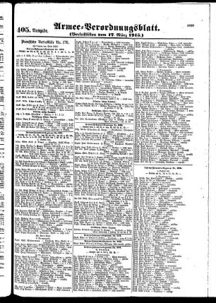 405.Ausgabe. Mittwoch, 17. März 1915