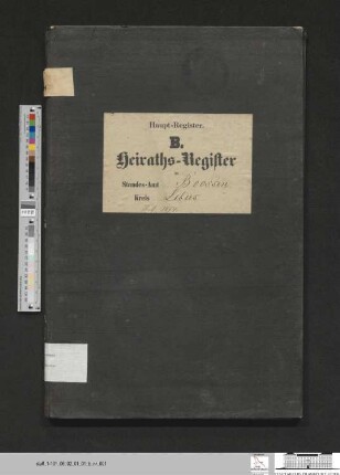 Heiratsregister Booßen 1874