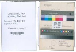 Entnazifizierung Johann Weiermann , geb. 02.09.1910 (Angestellter)