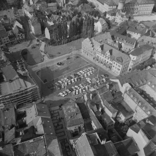Marktplatz von Weimar : Blickrichtung Nordosten