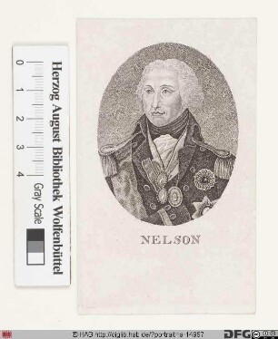 Bildnis Horatio Nelson, 1801 1. Viscount N.