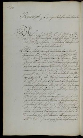 Erlaubnis zum Druck der Beschreibung der Feierlichkeiten bei der Anwesenheit des Herzogs Ferdinand von Braunschweig durch die Professoren Heyne oder Feder.