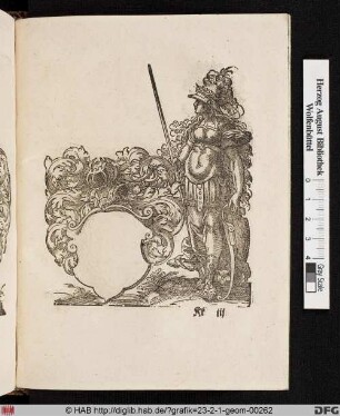 Wappen mit Minerva
