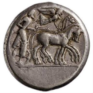 Münze, Tetradrachme, 480 - 470 v. Chr.