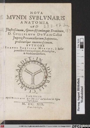 Nova Mvndi Svblvnaris Anatomia