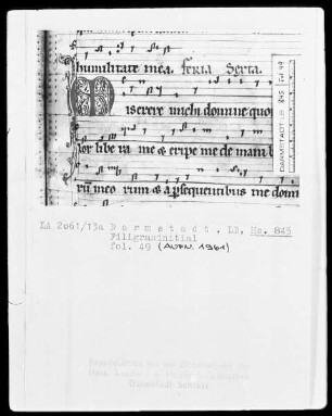 Graduale — Initiale M, Folio 49recto