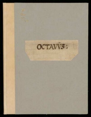 Geistliche Vokalmusik, Instrumentalmusik. Octavus : 17. Jh.
