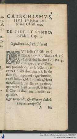 Summa Doctrinae Christianae