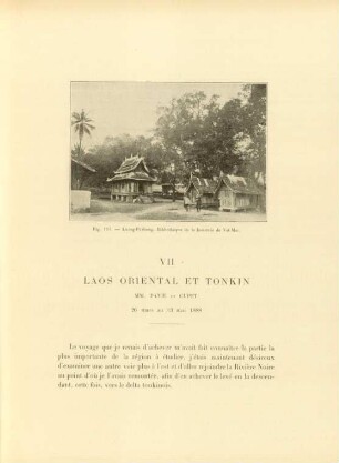 VII. Laos oriental et Tonkin