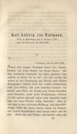 Karl Ludwig von Woltmann