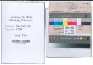 Entnazifizierung Paul Voigt , geb. 29.08.1885 (Reichsbahnbeamter)