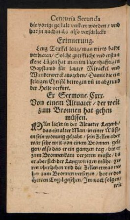 Von einem Altvater ...