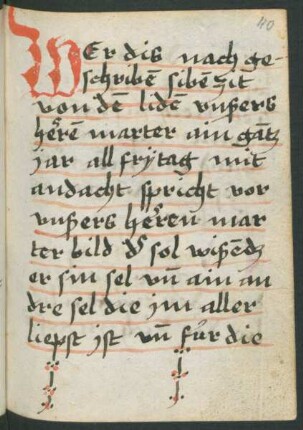Tagzeiten vom Leiden Christi, dt.