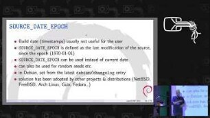 Reproducible builds ecosystem: Where some of us are and some hints where this might be going...