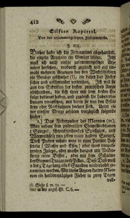 Eilftes Kapittel. Von den zusammengesetzten Fiebermitteln.