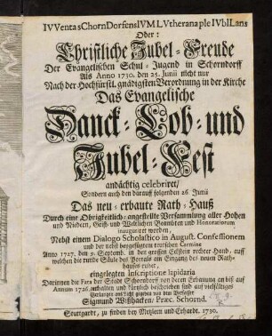 1-66, Danck-Lob- und Jubel-Fest