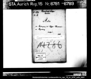 Der Untergang des Papenburger Schiffes "Harmonie" in der Irischen See