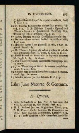 393-400, Libri Juris Naturae & Gentium