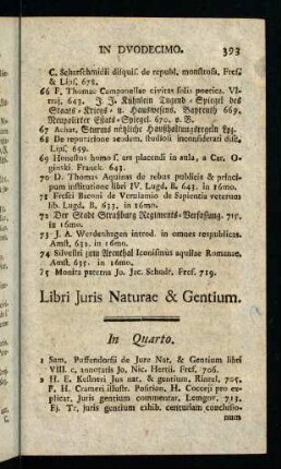 393-400, Libri Juris Naturae & Gentium