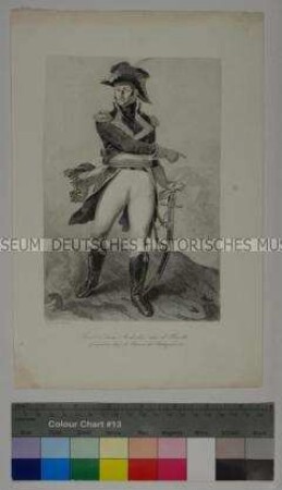Ganzfiguriges Bildnis des Franzosen Jean Andoche Duc d'Abrantes Junot Gouverneur von Paris und Adjutant Napoléons