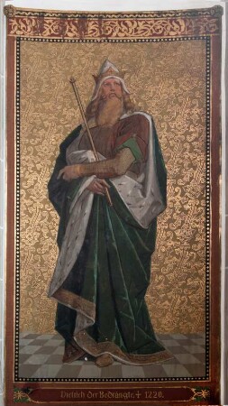 Wandbild: "Dietrich der Bedrängte"