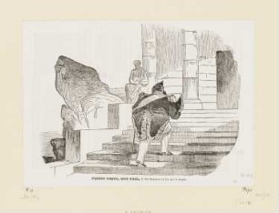 Prends garde mon cher, la roche tarpéienne…, erstmals erschienen in: „Le Charivari“, Paris 1834