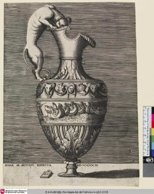 [Aiguière à une anse qui représente un chien; Ewer with a Handle in the Shape of a Dog; Vase mit Griff in Form eines Hundes]