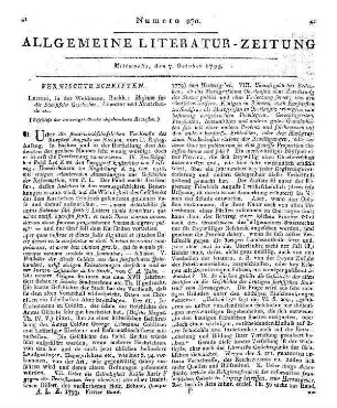 Dracontii Hexaemeron ab Eugenio II. Denuo ed. ac notis illustravit J. B. Carpzov. Helmstädt: Fleckeisen 1794