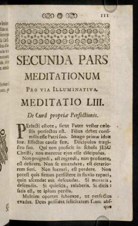 111-120, Meditatio LIII - LVI
