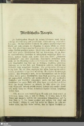 Wirthschafts-Recepte