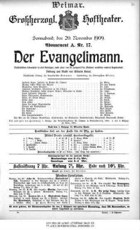 Der Evangelimann