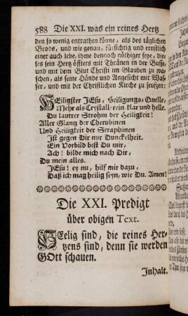 588-612, Die XXI. Predigt