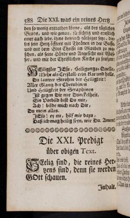 588-612, Die XXI. Predigt