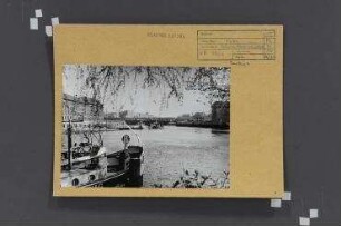Mühlendammschleuse. Berlin, Mitte, Rolandufer/Fischerinsel/Märkisches Ufer