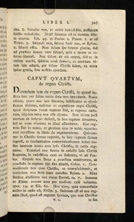 307-313, Caput Quartum