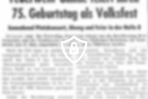 Feuerwehr Glinde feiert ihren 75. Geburtstag als Volksfest