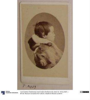 Porträt eines Inuit Kindes (Profilansicht)