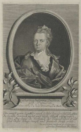 Bildnis der Catharina Susanna Buddein