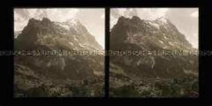 Panorama vom Eiger, von Grindelwald aus
