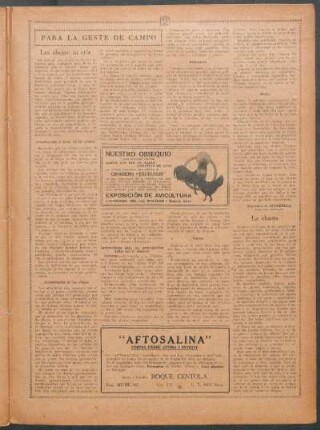 Para la gente de campo