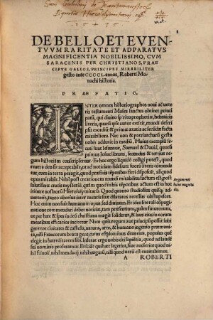 Bellvm Christianorvm Principvm, Praecipve Gallorvm, Contra Saracenos, Anno Salvtis M.LXXXVIII pro terra sancta gestum