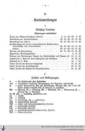 II. Vorbemerkungen