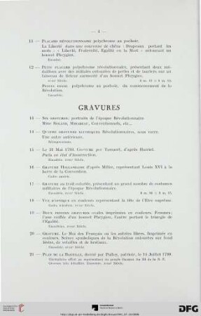 Gravures (Nr. 13-26)