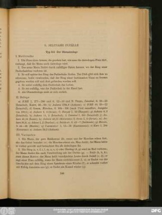 S. Seltsame Zufälle [Typ 311 - Typ 316]
